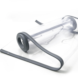 Rideau magnétique en PVC <span class=keywords><strong>transparent</strong></span> de qualité alimentaire avec découpe sur mesure pour porte d'entrepôt - Product Image 4