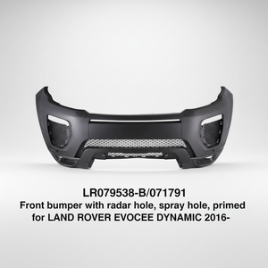 LR079538-<span class=keywords><strong>B</strong></span>/071791 Accessori Auto Aftermarket, Paraurti Anteriore con Foro per Radar, Verniciato di Base per LAND ROVER EVOQUE <span class=keywords><strong>PRESTIGE</strong></span> 2016- - Product Image 1