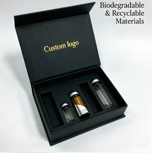 Caja Magnética Rígida Negra para Viales <span class=keywords><strong>de</strong></span> Péptidos, con Logotipo Personalizado, 3ml 5ml, Caja Multi-Slot con Inserto <span class=keywords><strong>de</strong></span> EVA para Empaque <span class=keywords><strong>de</strong></span> Suero <span class=keywords><strong>y</strong></span> Cosméticos <span class=keywords><strong>de</strong></span> Marca - Product Image 2