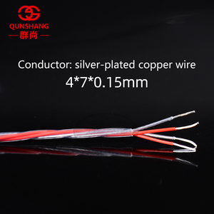 <span class=keywords><strong>3</strong></span>芯FEP镀银导线热电阻测温线<span class=keywords><strong>3</strong></span>*7*0.15 - Product Image 2