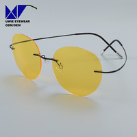 Monture optique sans monture en titane sur mesure OEM, taille 51-19-140, polarisée UV400 pour adultes unisexes, service d'échantillons rapide