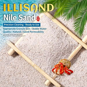 Arena Fina Natural del Nilo para Acuarios de Plantas Acuáticas y Acuarios Sudamericanos, Decoración de Acuarios - Product Image 1