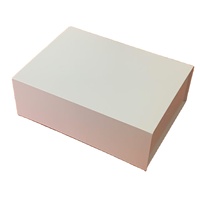 Boîtes d'expédition pliantes personnalisées à couvercle rabattable, en carton double gris, avec ruban et estampage à chaud doré, pour e-commerce, chaussures, vêtements, Noël
