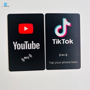 Cartes de commentaires en PVC de haute qualité personnalisables <span class=keywords><strong>Google</strong></span> Reviews cartes de visite Mini Tag NFC Communication pour l'adhésion à l'hôtel - Product Image 6