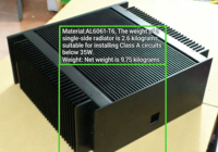 Best Heatsink Electronic Amplifier Stainless Steel/Aluminum Extruded Shell Instrument Enclosures CNC Machining Box in Stock
