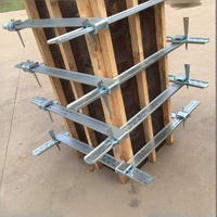 Pince de coffrage en fer de haute qualité, réglable pour colonnes carrées, pour la construction, haute résistance, galvanisée