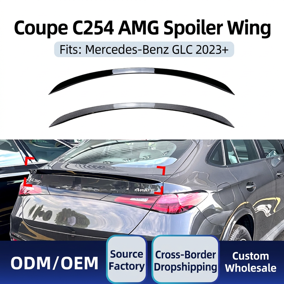 AMG Style Roof Spoiler Wing For Mercedes-Benz GLC Coupe C254 2023 ...