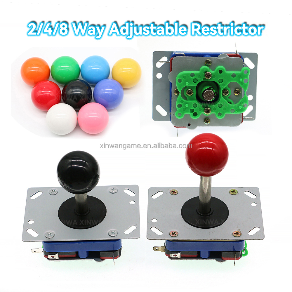 ZIPPY Joytsick Arcade Game Controller - 2/4/8 Way Adjustable