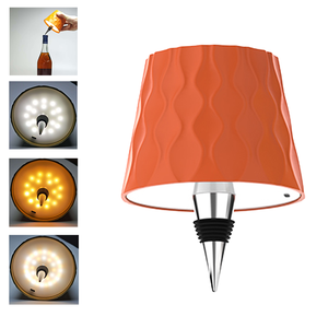 Lámpara Portátil Recargable por USB para Botellas de Vino, 3 Temperaturas de Color, Luz Ambiental LED Regulable para Dormitorio, Sala de Estar, Restaurante, Bar - Product Image 2