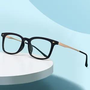 नई यूनिसेक्स रेट्रो कांच eyewear चश्मा फ्रेम हाय फैशन ऑप्टिकल नेत्र गिलास फ्रेम महिलाओं नीले प्रकाश संरक्षण चश्मा