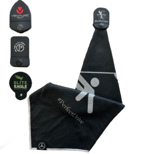 Serviette de <span class=keywords><strong>golf</strong></span> en microfibre avec logo personnalisé Wuxi Ivy Textile, accessoires de <span class=keywords><strong>golf</strong></span>, serviette de <span class=keywords><strong>sport</strong></span> d'extérieur avec clip magnétique, ensemble de serviettes de <span class=keywords><strong>golf</strong></span> - Product Image 1