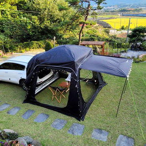 Portable Outdoor Double Layer 210D Oxford PU2000mm Four-Season Automatic Quick Opening <b>Waterproof</b> Windproof Tailgate Car <b>Tent</b> - Product Image 1