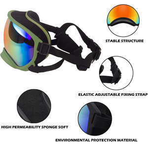 Gafas de Sol para mascotas con protección ocular a la moda con correa ajustable, gafas para perros con protección UV - Product Image 2