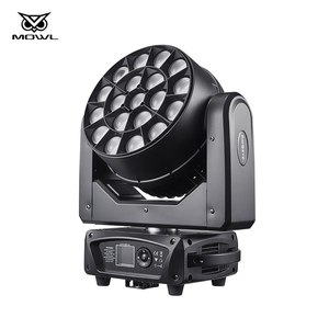 Mowl nhà sản xuất giá 19x15 Big Bee Eye 19x15W RGBW 4in1 Led zoom chùm rửa di chuyển đầu ánh sáng - Product Image 6