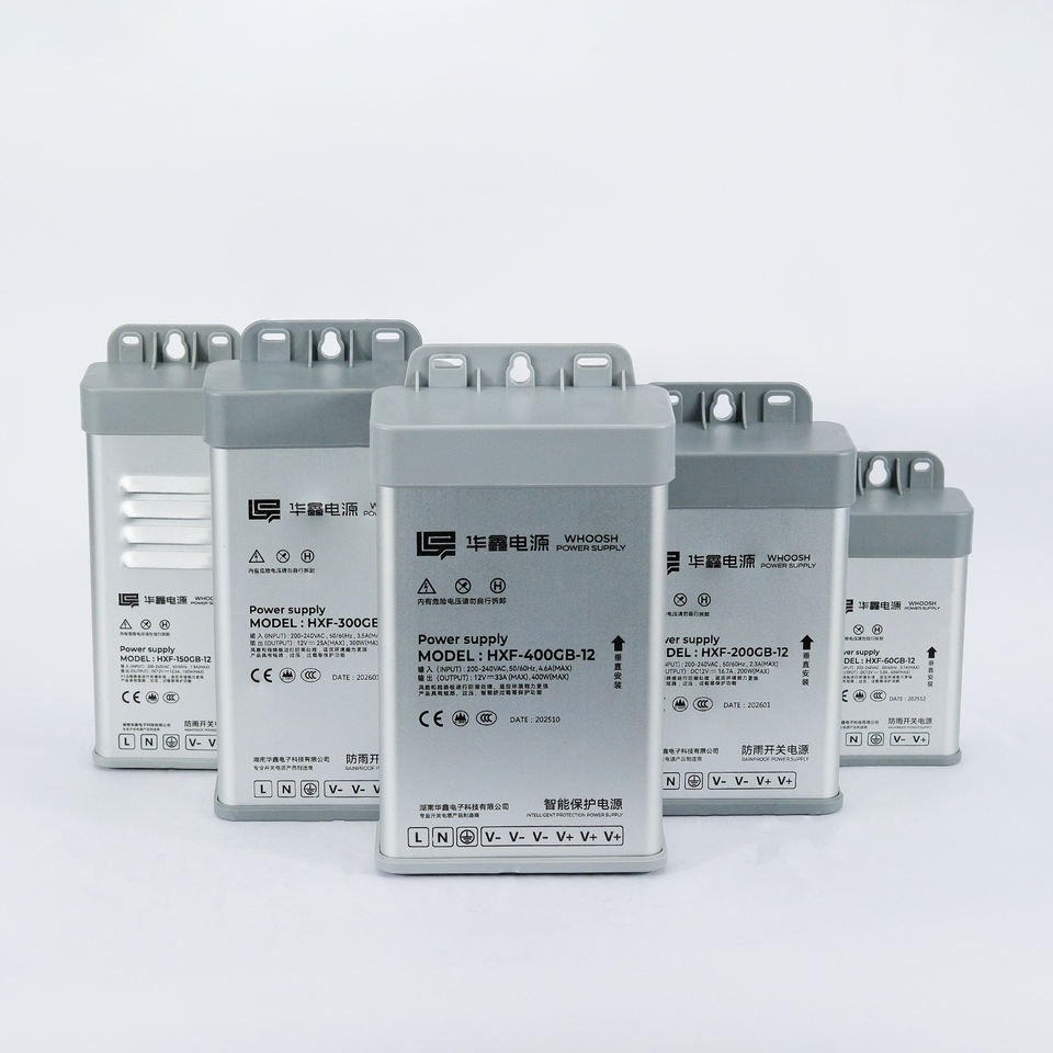 Rainproof HXF-GB Series Power Supply Input Voltage 180-240VAC LED ...