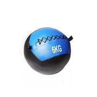 Logotipo personalizado 2lb 20lb equipo de gimnasia de pesas entrenamiento ejercicio Fitness Power Training Pu cuero medicina pared bola