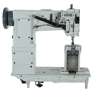 Máquina de coser industrial de punto de cadeneta de alimentación compuesta de cama de poste de aguja única de alta sppd de - Product Image 3