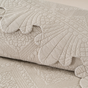 <span class=keywords><strong>Beige</strong></span> Blanco Colores personalizados Tamaños a medida Juego de cama reversible de algodón prelavado Colcha Edredón de verano - Product Image 6