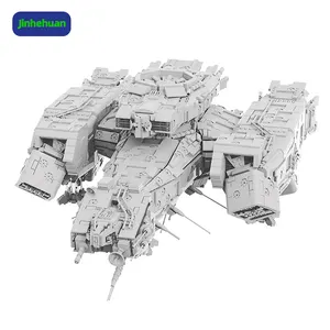 Moc Space Series USCSS Nostromo juego de bloques de construcción de nave espacial para Aliens Battle Ships Warship modelo juguetes para niños regalos