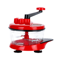 Multifunctionele Handmatige Food Processor Swift Food Groentechopper Met Roestvrijstalen Messen Plastic Opp Bag Keukenbenodigdheden