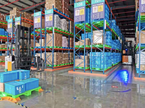 Forklift Robot Mobile VNA AGV 3-arah 1.6T 8M 3D SLAM untuk Lorong Sempit di Konstruksi, Pabrik, dan Logistik - Product Image 2