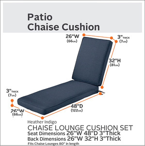 Anti-uv Waterproof Bench <strong>Replacement</strong> Pad <strong>Outdoor</strong> <strong>Furniture</strong> <strong>Cushions</strong> for Sun Lounge Chair - Product Image 6