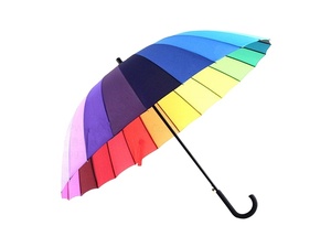 Ombrello Colorato Impermeabile ad Alta Densità, Fabbrica di Shenzhen, Personalizzazione Logo Giapponese, Ombrello Arcobaleno - Product Image 5