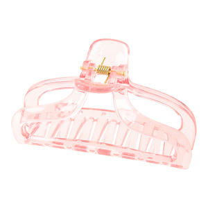 Pinza de Pelo Grande de 8.5cm, Color Sólido, de Resina Plástica, para Uso Diario, Pinza Tipo Tiburón para la Parte Trasera de la Cabeza - Product Image 4