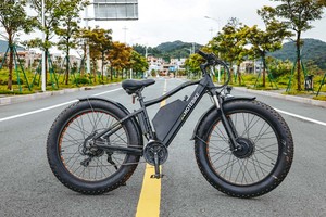 Meilleur <span class=keywords><strong>vélo</strong></span> <span class=keywords><strong>électrique</strong></span> à double moteur en alliage d'aluminium 48V/60V 24Ah, suspension avant, étanche, pneus larges pour montagne, plage et route, 1000W-2000W - Product Image 3