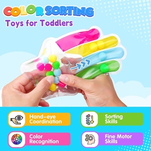 2 jouets sensoriels Montessori, autocollants décoratifs, jeu <span class=keywords><strong>de</strong></span> <span class=keywords><strong>motricité</strong></span> fine, matériau TPE/TPR, silencieux, essentiel pour les voyages, éducatif - Product Image 6