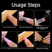 140PCS Moldes de Uñas Duales para Manicura Francesa Rápida, con Formas Interiores de Arco, Ovaladas, Cuadradas y Ataúd, Acabado Mate, Herramientas DIY para Arte de Uñas