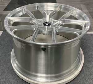 ล้อฟอร์จ Satin Silver 5x112 5x120 สำหรับรถ BMW F96 X6M X5M F95 M3 G80 M4 CSL M5 สำหรับรถ <span class=keywords><strong>Audi</strong></span> E-tron <span class=keywords><strong>GT</strong></span> A5 RS5 สำหรับรถ Porsche 911 Carrera - Product Image 2