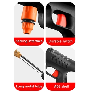 Pistola pulverizadora de agua de <span class=keywords><strong>3</strong></span> modos vapor Hormy hogar portátil recargable 20V lavado de coches pistola de lavado de coches lavadora a presión - Product Image 4