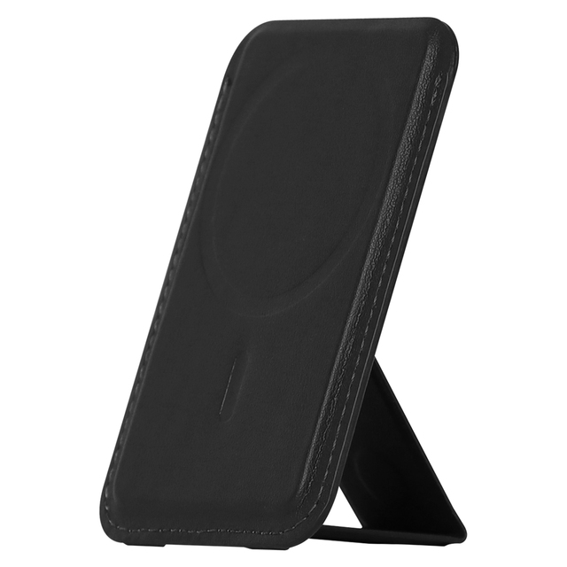 Multi-functional Magnetic Phone Card Holder PU Leather Credit Card Case Pocket With Stand for apple