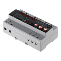 ATS à trois sources 63A/80A avec capteur de température, câble de 5 m et 4 supports de lampe