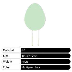 White Green Purple Yellow Easter Egg Bow Garden Display <b>Stakes</b> Plastic Wholesale - Product Image 2