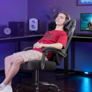 Chaise de jeu ergonomique en cuir PU à prix de gros, pivotante et colorée, en promotion - Product Image 5