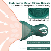 Nippelsauger Vibrator für Frauen Zungen-Leck-Vibrator Vagina-Brust-Massagegerät Klitoris-Stimulator für Paare