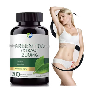 Capsule d'extrait de thé vert Egcg de supplément de fines herbes d'Ausreson amincissant des <span class=keywords><strong>capsules</strong></span> de thé vert de produits - Product Image 1