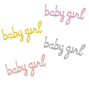 Globo de Aluminio con la Frase 'Es una Niña' o 'Es un Niño' en Letra Escrita a Mano, Colección <span class=keywords><strong>2021</strong></span>, Azul, para Fiesta de Baby Shower - Product Image 4