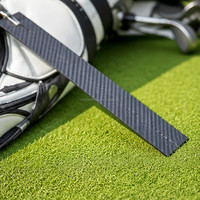 Planche d'entraînement de golf SwingPerfect pour putting en ligne droite, en fibre de carbone, lot de 3, 3 niveaux de difficulté, aides à la pratique en intérieur