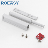 ROEASY Amortisseurs hydrauliques universels à déclenchement magnétique et fermeture douce pour portes d'armoires de cuisine - Système de fermeture sans poignée