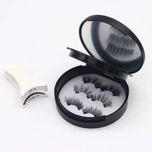 رموش مغناطيسية قابلة لإعادة الاستخدام رموش صناعية مظهر طبيعي لا حاجة للغراء رموش مغناطيسية مع قضيب - Product Image 2