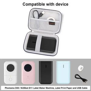Étui de transport EVA, étui de rangement EVA, étui de protection EVA, étui rigide EVA pour l'imprimante d'étiquettes NiiMbot D11 - Product Image 2
