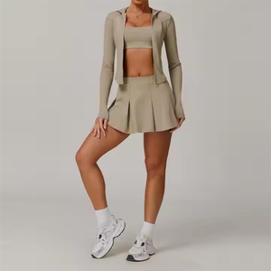 ชุดวอร์มกีฬาผู้หญิงสำหรับฤดูร้อน ชุดออกกำลังกาย ชุดโยคะ ชุดกีฬาสำหรับผู้หญิง ขายส่งแบบกำหนดเองได้ - Product Image 6