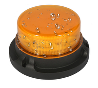 16W A MENÉ LA Balise D'avertissement Lampe avec IP69K imperméable et rempli d'azote profil bas clignotant gyrophare avec aimant