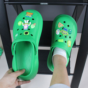 GRS Femmes EVA Wedge EVA Comfortable Clog Pillow Fashion Clog <span class=keywords><strong>Semelle</strong></span> Epaisse <span class=keywords><strong>Sabot</strong></span> avec Charms - Product Image 5