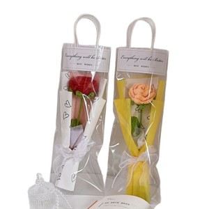 Bouquet de petites roses artificielles tricotées en gros <span class=keywords><strong>pour</strong></span> la Saint-Valentin, cadeau transfrontalier <span class=keywords><strong>pour</strong></span> les fêtes - Product Image 5