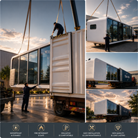 Cabane de luxe en forme de pomme, maison préfabriquée modulaire, mini-maison, villa de glamping, hôtel de villégiature, hébergement mobile, tourisme écologique