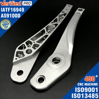 Support de boîtier de jambe de chien robotique en aluminium de fraisage CNC à 5 axes pièces de Robot bionique en aluminium composants robotiques personnalisés